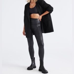 NWT Knix Sculpt Legging Sz. L Black Shiny Faux Leather